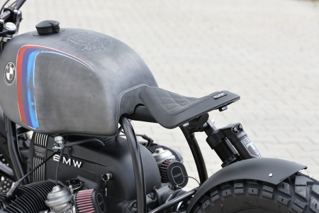 Bobber Sitz-Kit in schwarz Sitz, Twin Shock